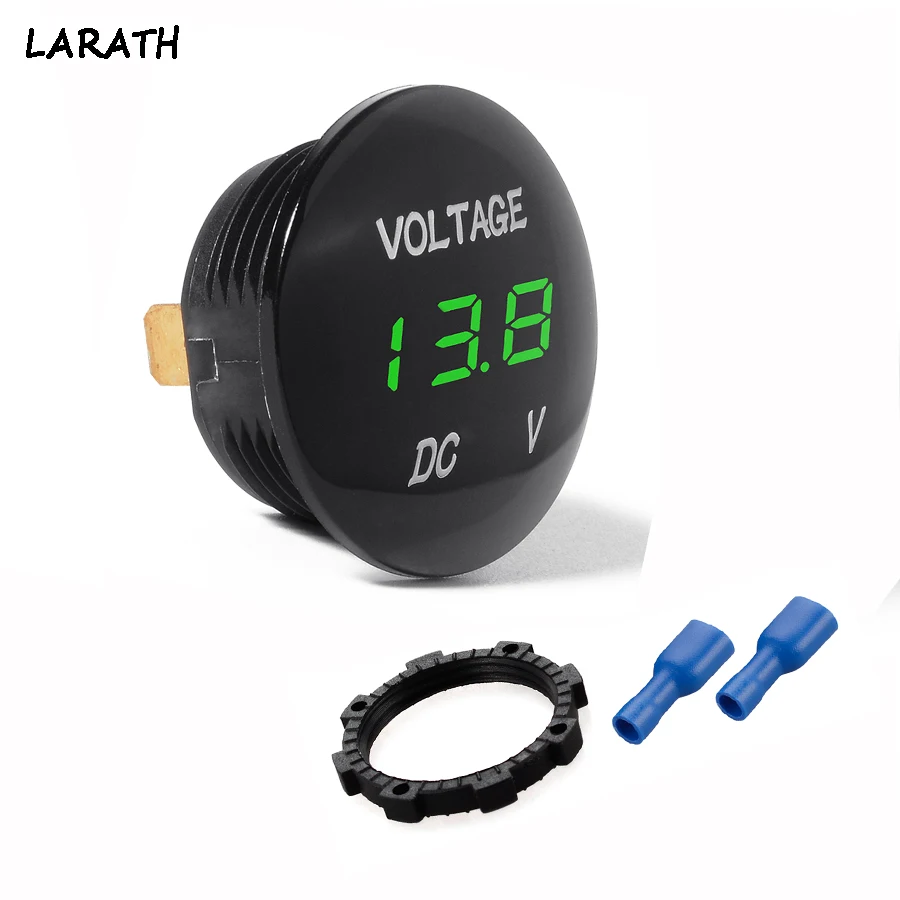 LED Display Car Digital Voltmeter Electric Voltage Meter Monitor for Automobile Motorcycle Truck Minibus Boat DC12-24V Voltmeter
LED Display Car Digital Voltmeter Electric Voltage Meter Monitor for Automobile Motorcycle Truck Minibus Boat DC12-24V Voltmeter