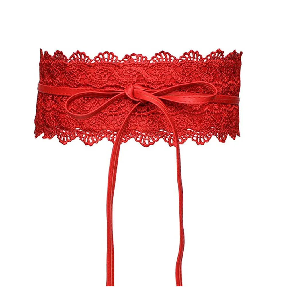 1 Pcs Women Lady Dress Belt Lace Wide Waist Strap PU Decoration Fashion Waistband -MX8
1 Pcs Women Lady Dress Belt Lace Wide Waist Strap PU Decoration Fashion Waistband -MX8