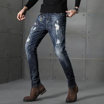 Hot Selling New Jeans Men Long-Length Pants Male Dress Pencil Trouser Denim Cotton Pants New Arrival Masculina Pants,828PG
Hot Selling New Jeans Men Long-Length Pants Male Dress Pencil Trouser Denim Cotton Pants New Arrival Masculina Pants,828PG