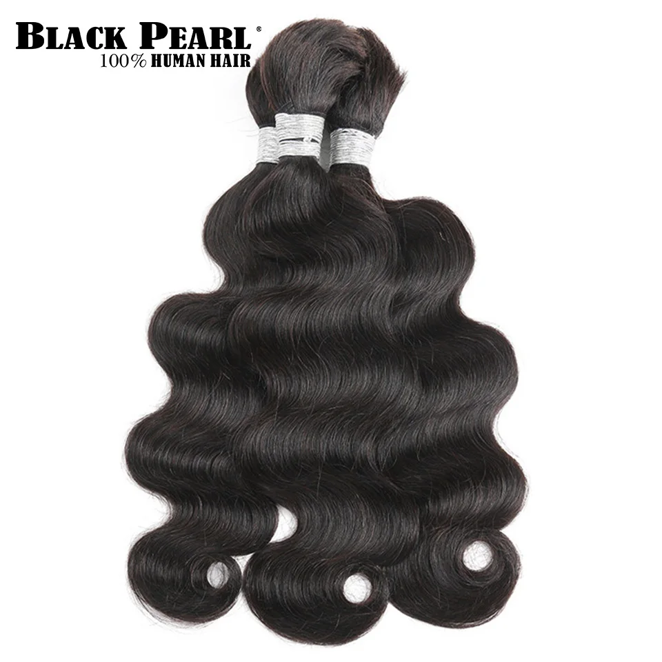 Black Pearl Pre-Colored Brazilian Body Wave Human Hair Bulk 3 Bundles Remy Braiding Hair Extenions Braids Hair Bulk Bundle Deal
Black Pearl Pre-Colored Brazilian Body Wave Human Hair Bulk 3 Bundles Remy Braiding Hair Extenions Braids Hair Bulk Bundle Deal