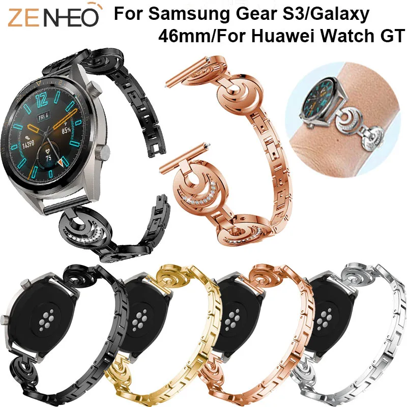 Wrist band For Huawei Watch GT Strap 22mm for Samsung Gear S3 Frontier Classic watch band Replacement Rhinestone Bracelet straps
Wrist band For Huawei Watch GT Strap 22mm for Samsung Gear S3 Frontier Classic watch band Replacement Rhinestone Bracelet straps