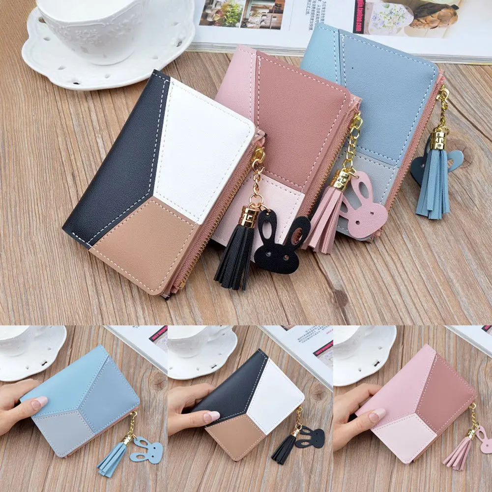 Fashion Women Sweet Girls Cute Rabbit Tassel Bifold Wallet Leather Clutch Card Holder Purse Lady Short Handbag Light Weight
Fashion Women Sweet Girls Cute Rabbit Tassel Bifold Wallet Leather Clutch Card Holder Purse Lady Short Handbag Light Weight