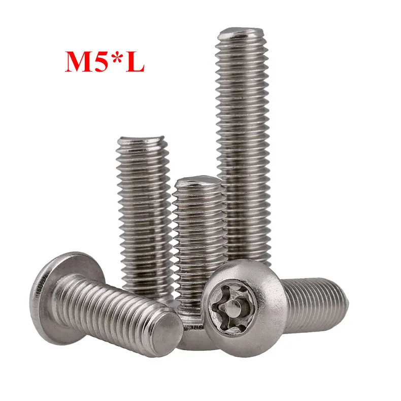50pcs M5 Six lobe Pan Head torx machine security screw m5 Inside plum flower belt pillar type anti-theft Round torx screw
50pcs M5 Six lobe Pan Head torx machine security screw m5 Inside plum flower belt pillar type anti-theft Round torx screw
