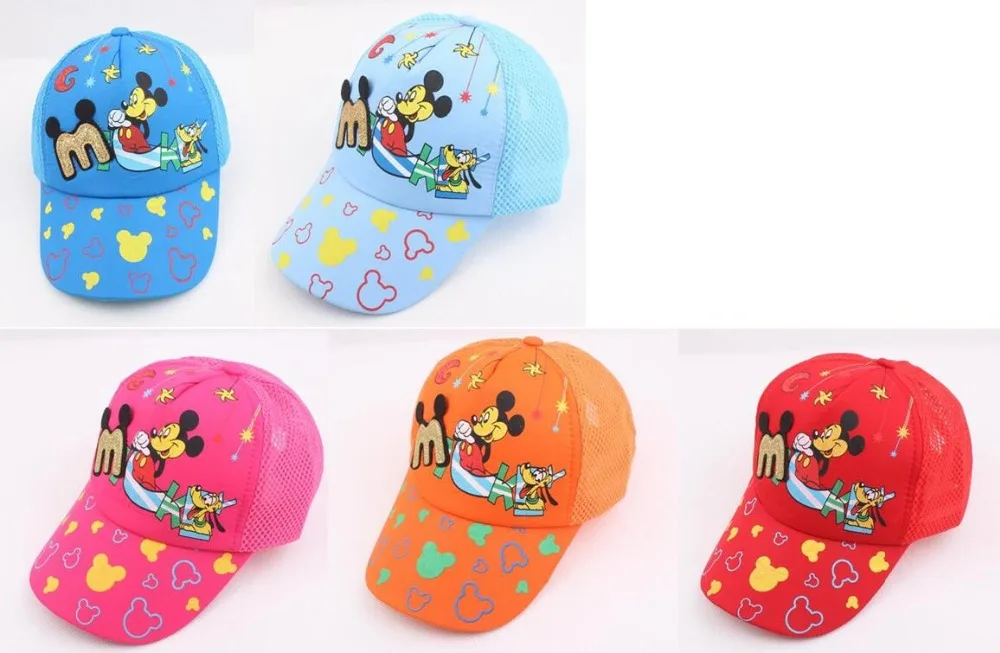 New 1pcs cartoon kids boys lovely 5color mickey Fashion Sun Hat Casual Cosplay Baseball Cap children party gifts
New 1pcs cartoon kids boys lovely 5color mickey Fashion Sun Hat Casual Cosplay Baseball Cap children party gifts