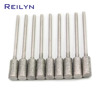 A-Type Cyliner Diamond grinding burr teeth grinding bits jade stone abrasive point for die grinder/dremel/rotary tools
A-Type Cyliner Diamond grinding burr teeth grinding bits jade stone abrasive point for die grinder/dremel/rotary tools