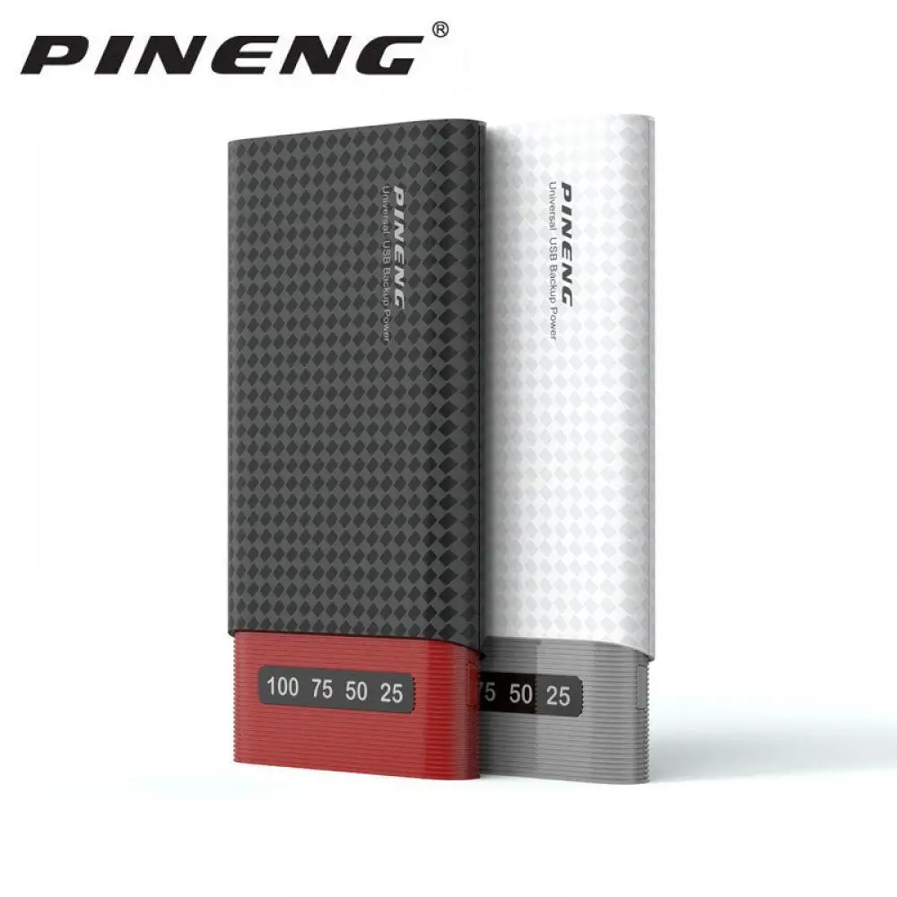 PINENG Power Bank 10000mAh PN-981 External Battery Pack Power with LED Indicator Dual USB Output for iPhoneX XS Max Mobile Phone
PINENG Power Bank 10000mAh PN-981 External Battery Pack Power with LED Indicator Dual USB Output for iPhoneX XS Max Mobile Phone