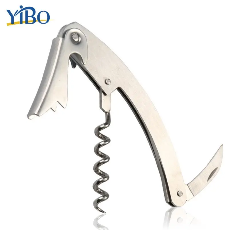 YIBO 1Pc Stainless Steel Wine Opener Portable Hippocampal knife Corkcrew Bottle Opener Bar Tool Barware
YIBO 1Pc Stainless Steel Wine Opener Portable Hippocampal knife Corkcrew Bottle Opener Bar Tool Barware
