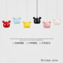 Cartoon creative color single head chandelier boys and girls bedroom children's room lamp modern simple LED pendant lamp
Cartoon creative color single head chandelier boys and girls bedroom children's room lamp modern simple LED pendant lamp