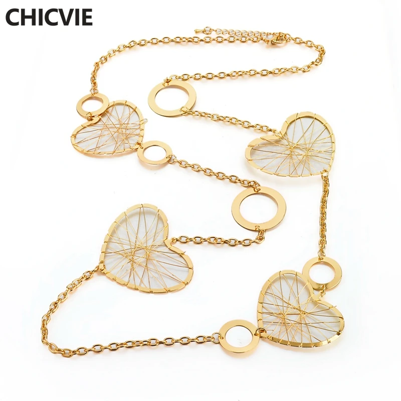 Vintage 18K Gold Heart Necklace For Women 2016 Popular Long Necklaces & Pendants Statement Jewelry Collier Femme Sne160126105
Vintage 18K Gold Heart Necklace For Women 2016 Popular Long Necklaces & Pendants Statement Jewelry Collier Femme Sne160126105