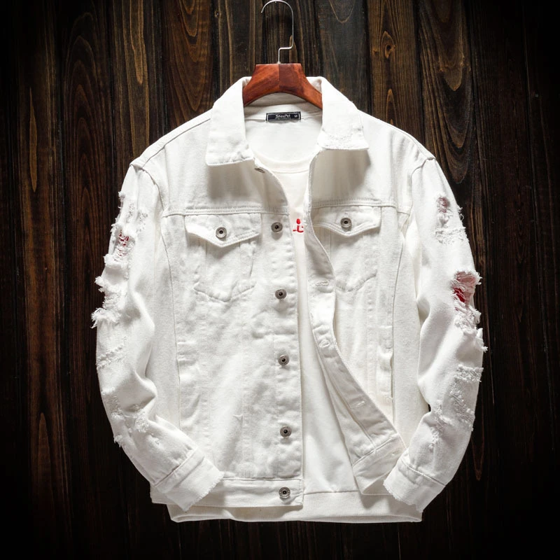 New Fashion Jeans Jackets Slim Fit Casual Streetwear Vintage 80s Mens top Jean Clothing big size Men'S High-grade Denim Jacket
New Fashion Jeans Jackets Slim Fit Casual Streetwear Vintage 80s Mens top Jean Clothing big size Men'S High-grade Denim Jacket