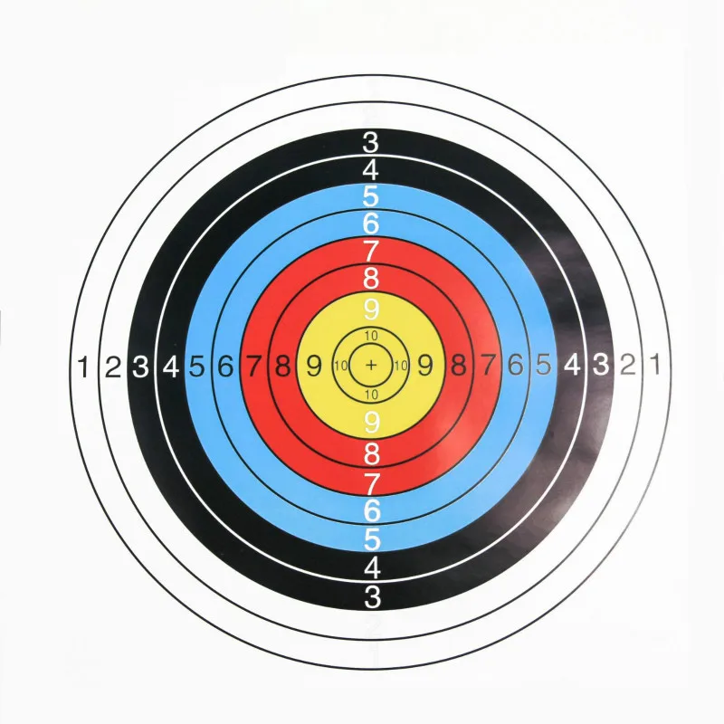 10 PCS Archery Equipment Target Paper Dart Target Paper Full Ring and Half Ring Practice Target Paper 40*40CM
10 PCS Archery Equipment Target Paper Dart Target Paper Full Ring and Half Ring Practice Target Paper 40*40CM