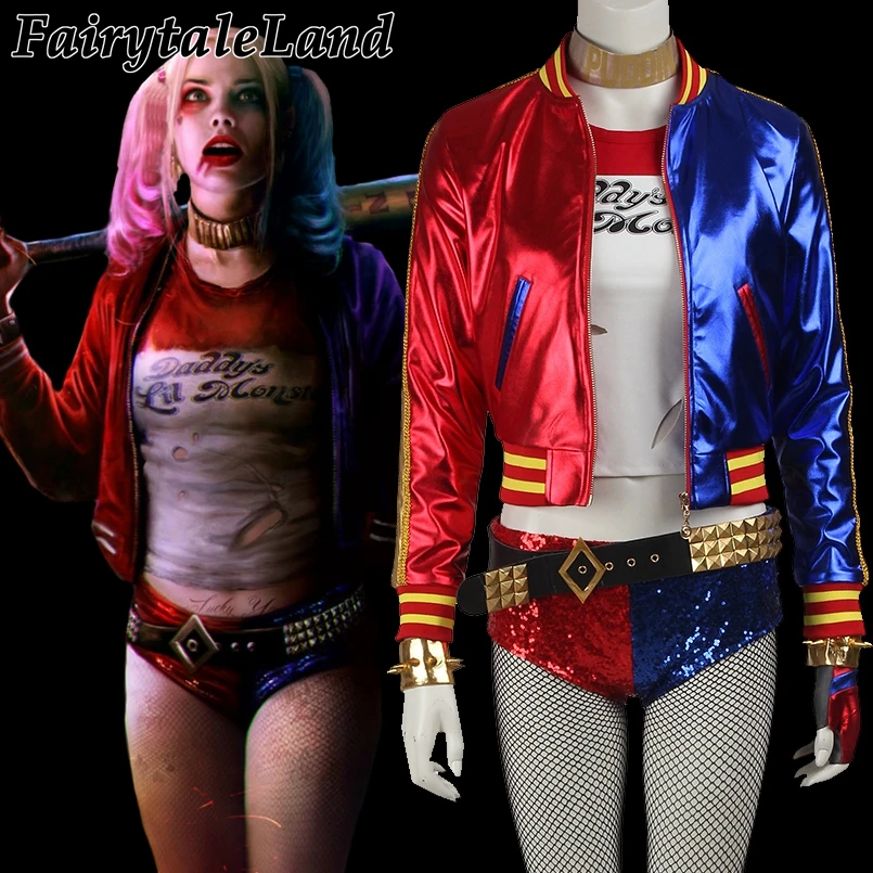 Suicide Squad Harley Quinn cosplay costume Halloween costumes for adult women costume Harley Quinn Outfit Sexy Fancy Costume
Suicide Squad Harley Quinn cosplay costume Halloween costumes for adult women costume Harley Quinn Outfit Sexy Fancy Costume