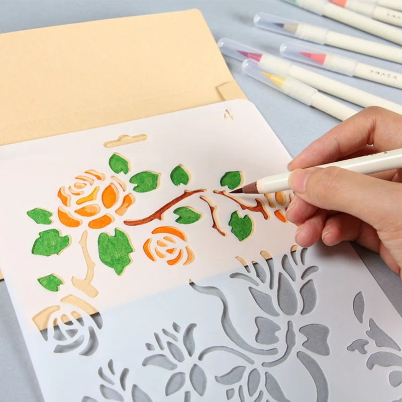 Hand Drawing Stencil Tools Toys DIY Photo Album Novelty Educational Creative Children Various Styles Art Supplies
Hand Drawing Stencil Tools Toys DIY Photo Album Novelty Educational Creative Children Various Styles Art Supplies