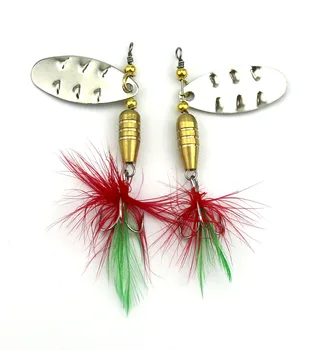 10 pcs Bass Spinnerbaits Artificial Spoon fishing lures Pike Sequin Lure Feather Hooks 6.4cm-6.8 (SP056)
10 pcs Bass Spinnerbaits Artificial Spoon fishing lures Pike Sequin Lure Feather Hooks 6.4cm-6.8 (SP056)