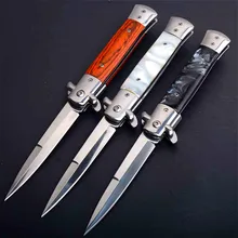 Claw knife quick folding knife 440C acrylic wood handle pocket folding knife camping hunting survival EDC tool
Claw knife quick folding knife 440C acrylic wood handle pocket folding knife camping hunting survival EDC tool