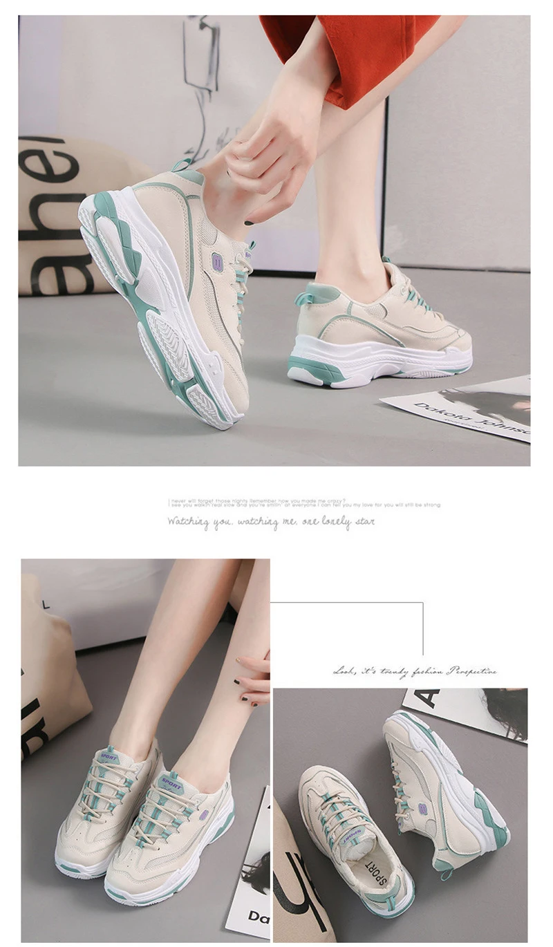 2019 Spring New Women Harajuku Sneakers INS Super Fire Ladies Flat Platform Shoes Korean Summer Female Students Old Ulzzang Shoe (2)