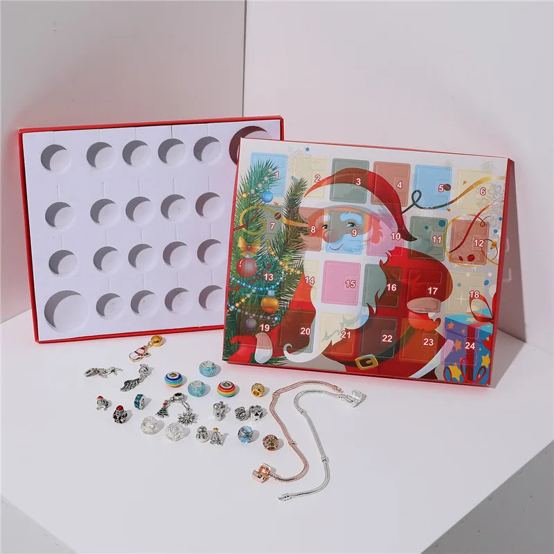 Christmas Advent Calendar Countdown Santa Xmas Gift With Bracelet DIY Calendar Date Mark Home Decor
Christmas Advent Calendar Countdown Santa Xmas Gift With Bracelet DIY Calendar Date Mark Home Decor
