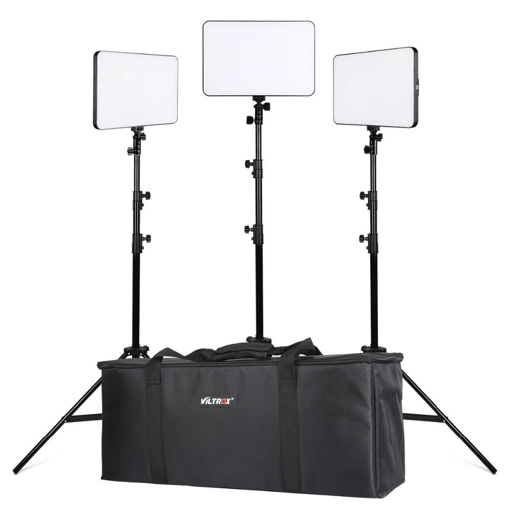 VILTROX 3PCS VL-400T 40W Wireless Remote Photo Video Studio LED Light Bi-Color Dimmable+DC Power Adapter for Camera Light Stand
VILTROX 3PCS VL-400T 40W Wireless Remote Photo Video Studio LED Light Bi-Color Dimmable+DC Power Adapter for Camera Light Stand