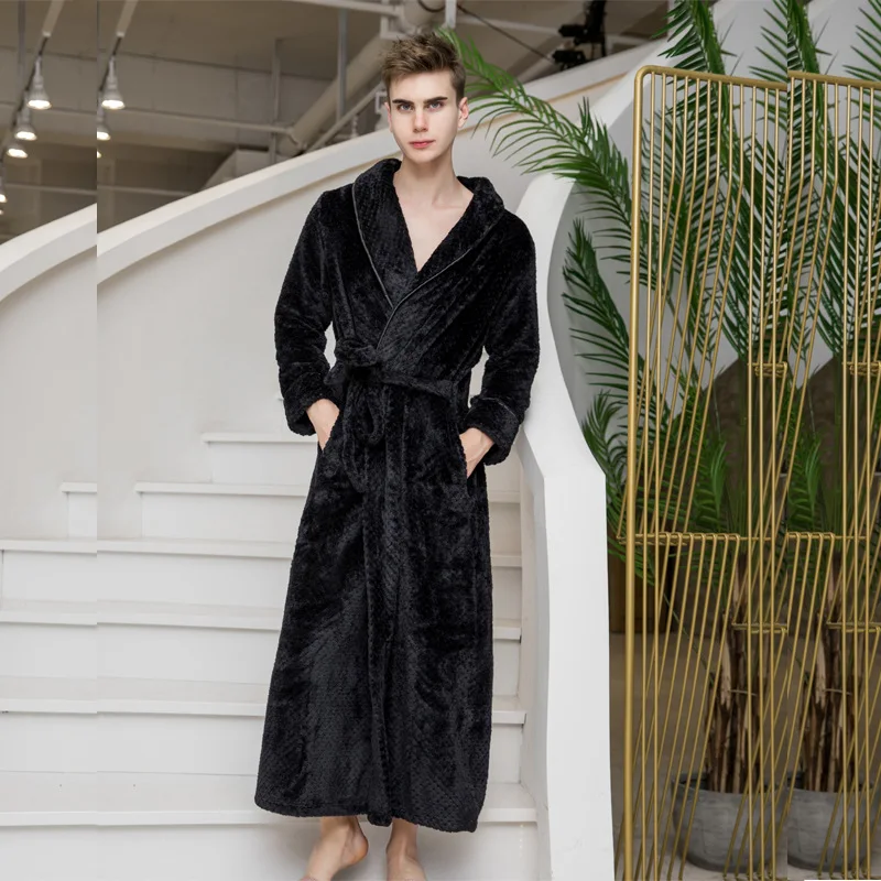 Lovers Long dressing gown Bath robe Long Sleeve housecoat Fleece Dressing Gown Robe for Men Towelling Bath Robe Flannel Robes
Lovers Long dressing gown Bath robe Long Sleeve housecoat Fleece Dressing Gown Robe for Men Towelling Bath Robe Flannel Robes
