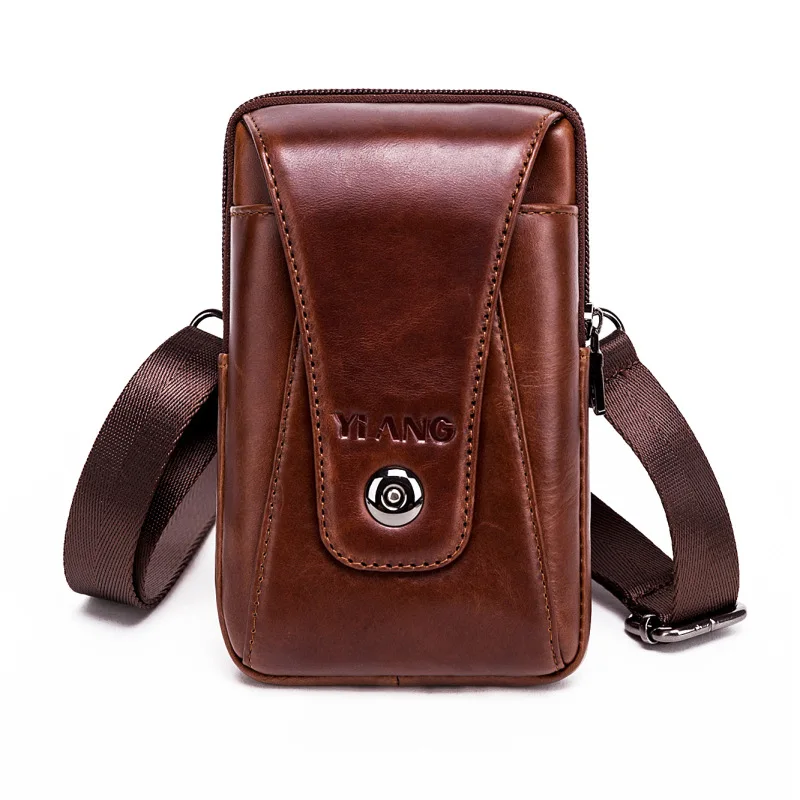 New Men's Genuine Leather Cowhide Vintage Belt Phone Pouch Waist Bags Small Purse Fanny Pack on the Belt Outdoor Small Wallet
New Men's Genuine Leather Cowhide Vintage Belt Phone Pouch Waist Bags Small Purse Fanny Pack on the Belt Outdoor Small Wallet