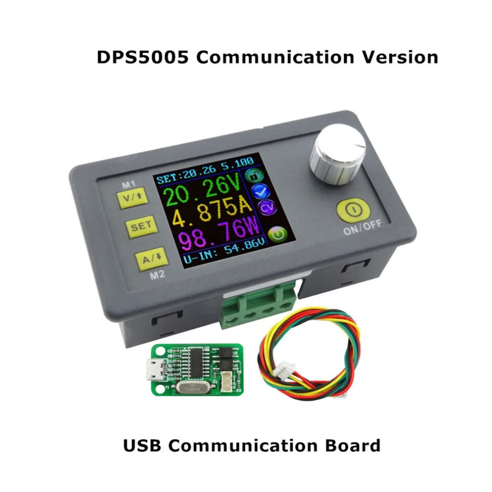 DPS5005 Direct-current Communication Function Constant Voltage Step-down Power Supply Module Voltage Converter Voltmeter
DPS5005 Direct-current Communication Function Constant Voltage Step-down Power Supply Module Voltage Converter Voltmeter
