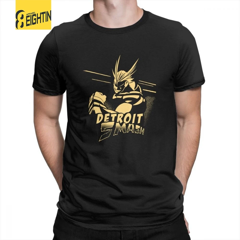 My Hero Academia All Might Detroit Smash Crew Neck T Shirts Short-Sleeved Tees Men's Purified Cotton Simple Style T-Shirts Plus
My Hero Academia All Might Detroit Smash Crew Neck T Shirts Short-Sleeved Tees Men's Purified Cotton Simple Style T-Shirts Plus