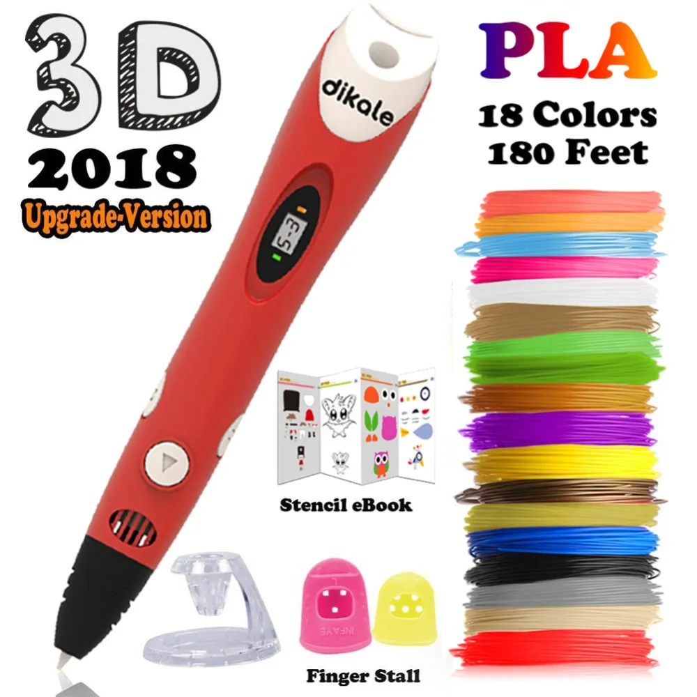 Dikale 3D Stylo Pen Imprimante Lapiz Dibujo 3D Criativa Caneta 3D Drawing Print Stencil eBook Refill PLA Filament Birthday Gift
Dikale 3D Stylo Pen Imprimante Lapiz Dibujo 3D Criativa Caneta 3D Drawing Print Stencil eBook Refill PLA Filament Birthday Gift
