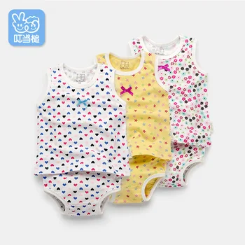 Dinstry Baby girls underwear set summer baby sets baby girls summer wear sets vest leisure
Dinstry Baby girls underwear set summer baby sets baby girls summer wear sets vest leisure