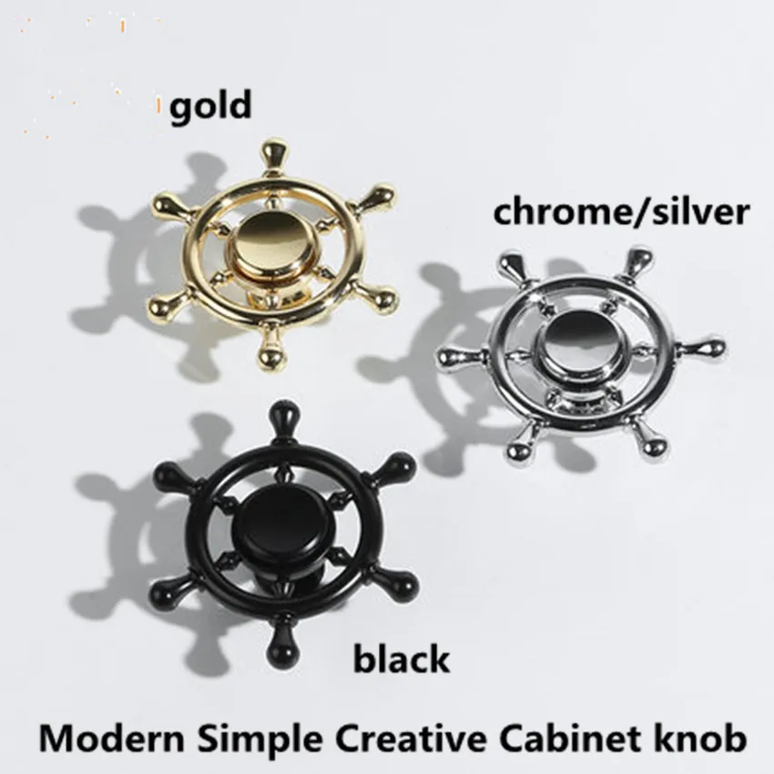 Gyro handle modern simple creative gold silver drawer cabinet door knob kitchen cabinet wardrobe black rotating handle pull
Gyro handle modern simple creative gold silver drawer cabinet door knob kitchen cabinet wardrobe black rotating handle pull