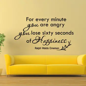 WALL DECAL VINYL STICKER RALPH WALDO EMERSON QUOTE FOR EVERY MINUTE YOU ARE
WALL DECAL VINYL STICKER RALPH WALDO EMERSON QUOTE FOR EVERY MINUTE YOU ARE