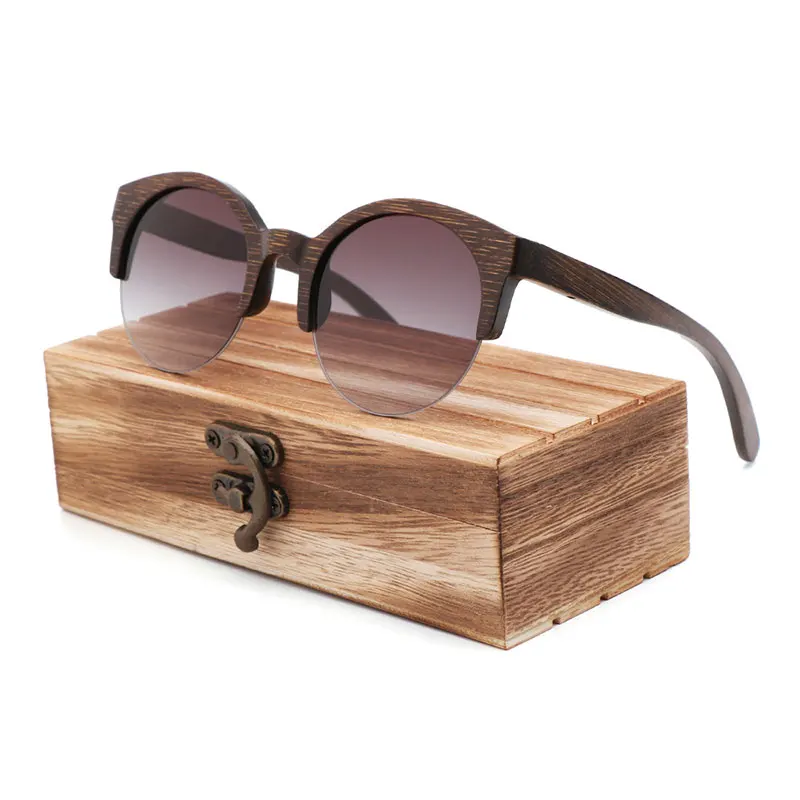 Bamboo semi-rimless sunglasses women 2018 fashion sunglasses Pure bamboo men polarized shades for women UV400 retro sunglasses
Bamboo semi-rimless sunglasses women 2018 fashion sunglasses Pure bamboo men polarized shades for women UV400 retro sunglasses
