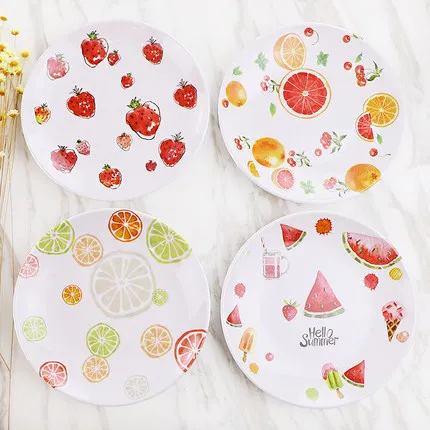 4 piece melamine plate set Creative A5melamine watermelon strawberry grapefruit Dessert salad dish fruit dinnerware suit BY01.16
4 piece melamine plate set Creative A5melamine watermelon strawberry grapefruit Dessert salad dish fruit dinnerware suit BY01.16