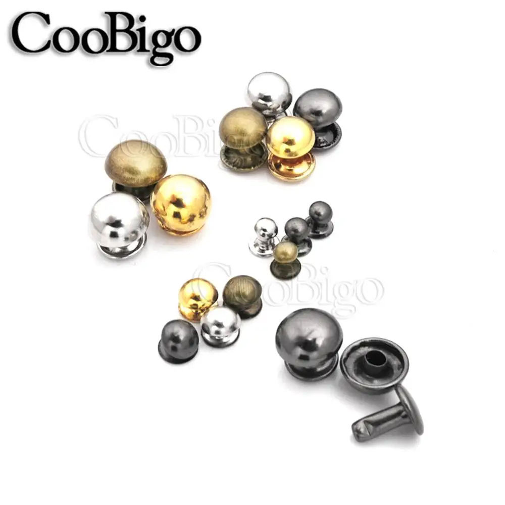 100sets 4mm~10mm Mushroom Double Rivet Round Stud Spike For Punk Rock Leather Craft Clothes DIY Sewing Accessory
100sets 4mm~10mm Mushroom Double Rivet Round Stud Spike For Punk Rock Leather Craft Clothes DIY Sewing Accessory
