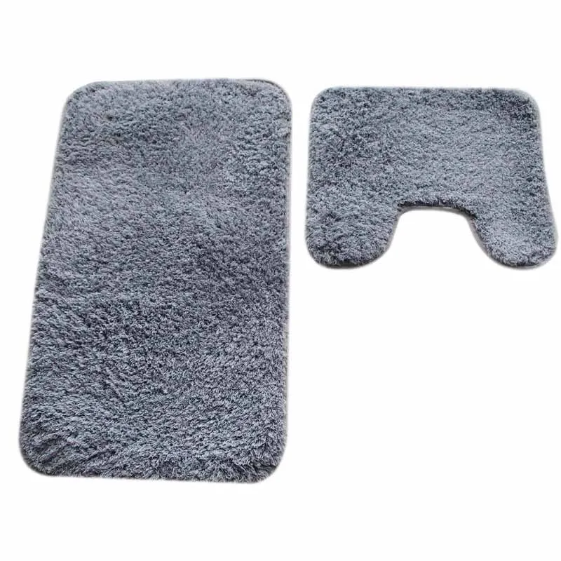 2 Pieces of Plush Absorbent Bathroom Mat Set Non-Slip Bathroom Carpet Base Carpet Washable Toilet Seat
2 Pieces of Plush Absorbent Bathroom Mat Set Non-Slip Bathroom Carpet Base Carpet Washable Toilet Seat