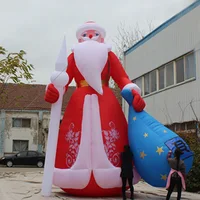 new year 20ft huge inflatable christmas santa with bag christmas decoration for outdoor advertising - Huge Inflatable Christmas Decorations new year 20ft huge inflatable christmas santa with bag christmas decoration for outdoor advertising - Huge Inflatable Christmas Decorations