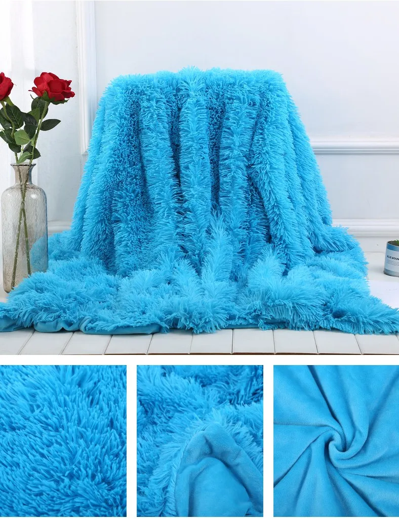 Soft Throw Blanket Long Shaggy Fuzzy BK02 Fur Faux Fur Warm Elegant Cozy With Fluffy Sherpa Plaids Adult Bedspread Sofa Blanket
Soft Throw Blanket Long Shaggy Fuzzy BK02 Fur Faux Fur Warm Elegant Cozy With Fluffy Sherpa Plaids Adult Bedspread Sofa Blanket