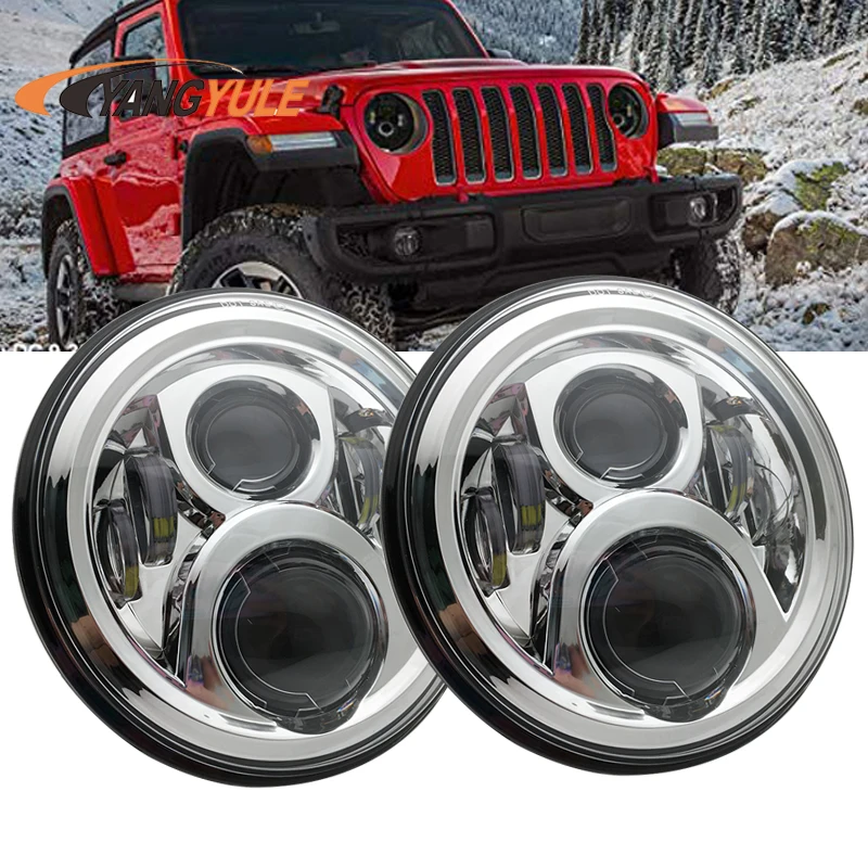 7 inch Car Light LED Headlight For Lada Niva 4x4 DRL 7'' Front Headlamp w/ Daytime running Lights For Jeep Jk Nissan Patrol Y60
7 inch Car Light LED Headlight For Lada Niva 4x4 DRL 7'' Front Headlamp w/ Daytime running Lights For Jeep Jk Nissan Patrol Y60