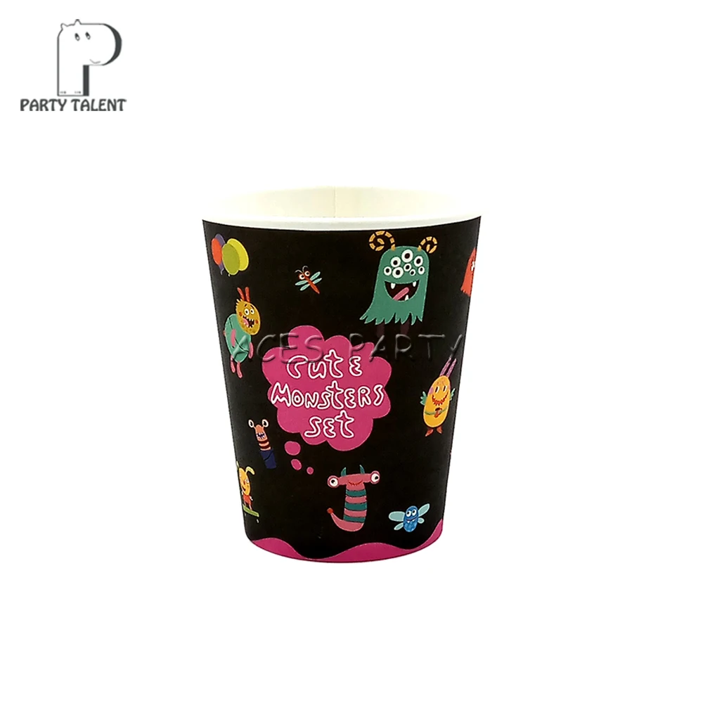 Party supplies 8PCS Monster Monsters theme for kids birthday party decoration disposable tableware one-off paper cups glasses
Party supplies 8PCS Monster Monsters theme for kids birthday party decoration disposable tableware one-off paper cups glasses