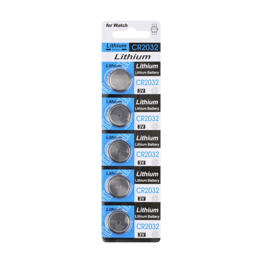 New Arrival 5Pcs/Set Button Cell Battery Mini Style 3V CR2032 B2032 Environmental Protection Wholesale Drop Shipping
New Arrival 5Pcs/Set Button Cell Battery Mini Style 3V CR2032 B2032 Environmental Protection Wholesale Drop Shipping
