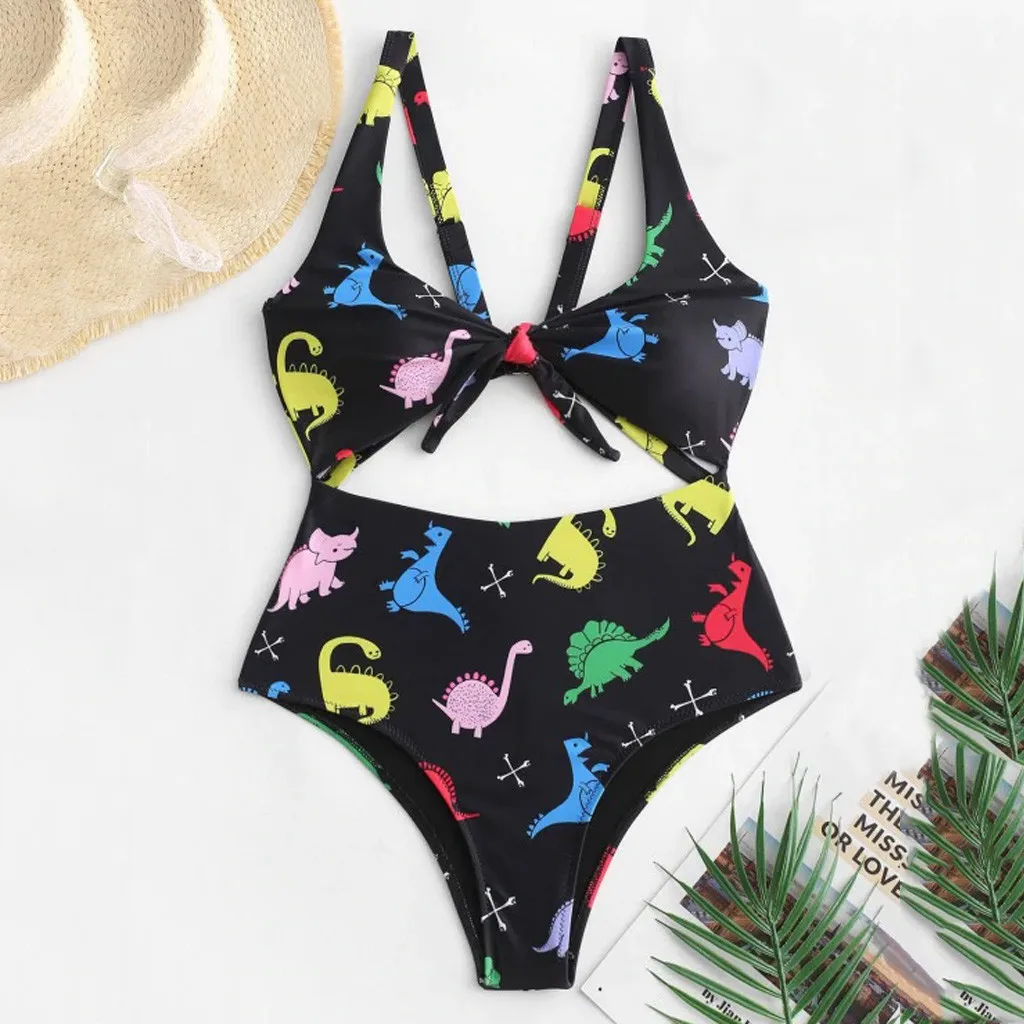 2019 Summer Sexy Dinosaur Print Bikini Jumpsuit Corrugated Pleated Brazilian Swimsuit Bra Biquini Women Swimwear Bath Suit
2019 Summer Sexy Dinosaur Print Bikini Jumpsuit Corrugated Pleated Brazilian Swimsuit Bra Biquini Women Swimwear Bath Suit