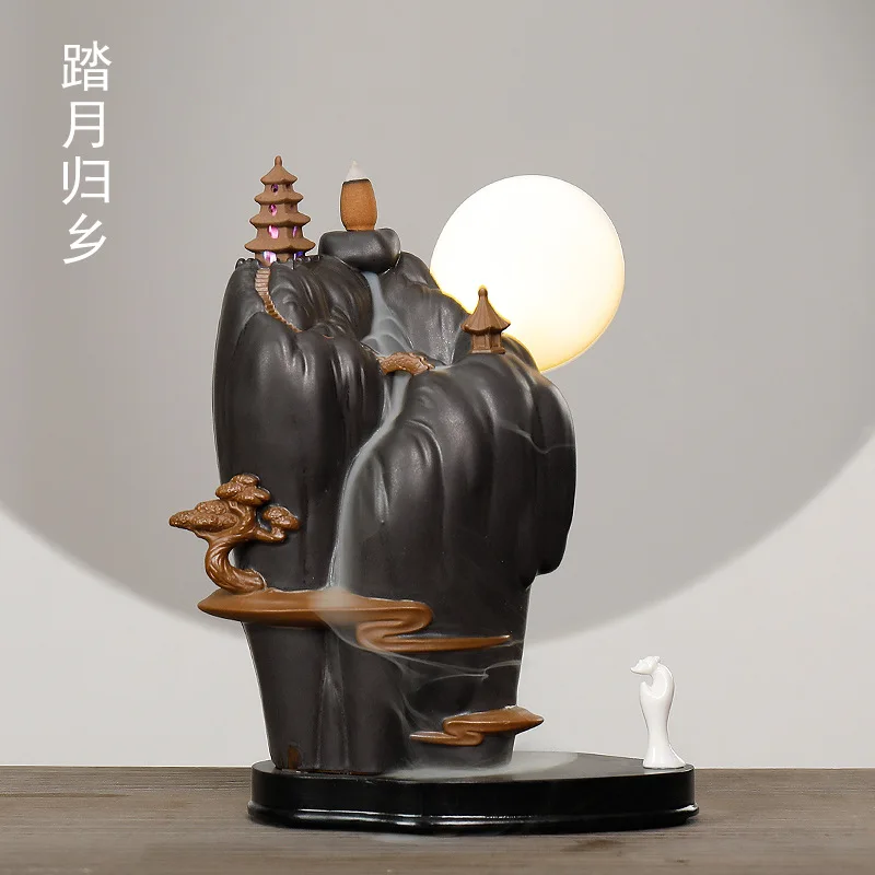 Ceramic Sandalwood Ornamental Refluxing Furnace Large-sized High-mountain Water-flowing Backward Flow Incense Oven Pendant Parts
Ceramic Sandalwood Ornamental Refluxing Furnace Large-sized High-mountain Water-flowing Backward Flow Incense Oven Pendant Parts