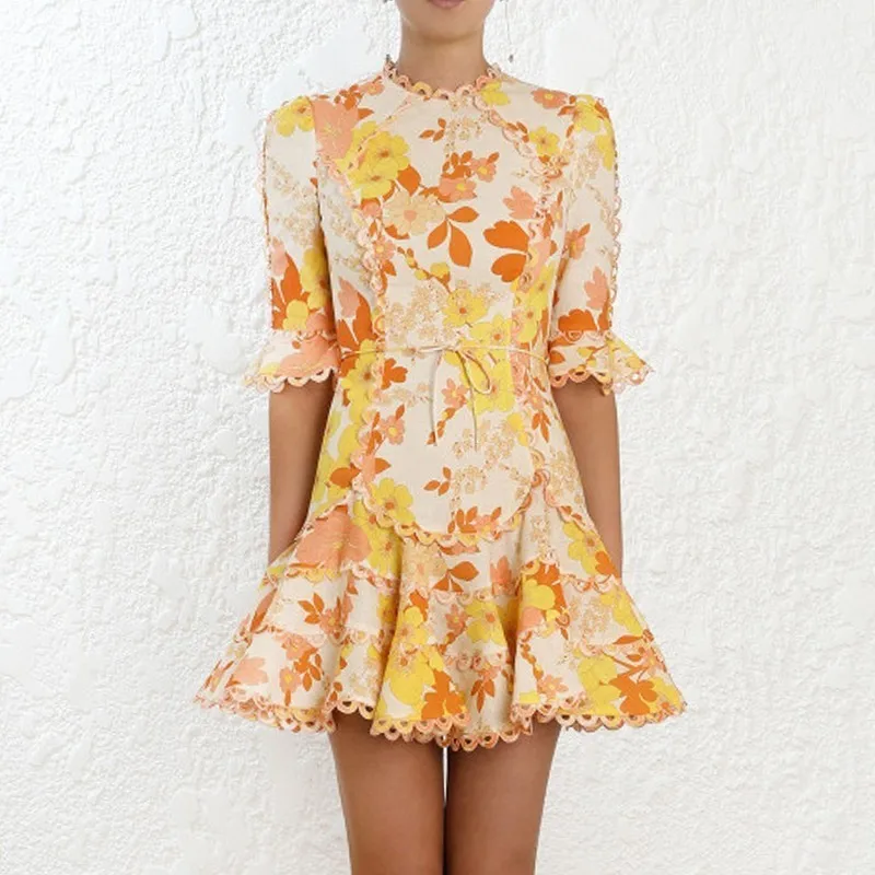 2019 new summer autumn women dress A line pleated half sleeve print ladies dresses bohemian sashes hollow out fashion vestidos
2019 new summer autumn women dress A line pleated half sleeve print ladies dresses bohemian sashes hollow out fashion vestidos