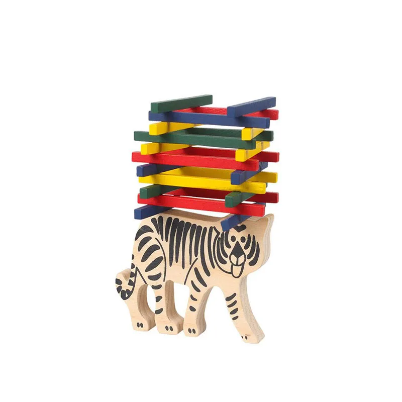 Colorful Wooden Tiger Balance Training Toys For Children Learning Education Popular Toys Wooden Balance Blocks
Colorful Wooden Tiger Balance Training Toys For Children Learning Education Popular Toys Wooden Balance Blocks
