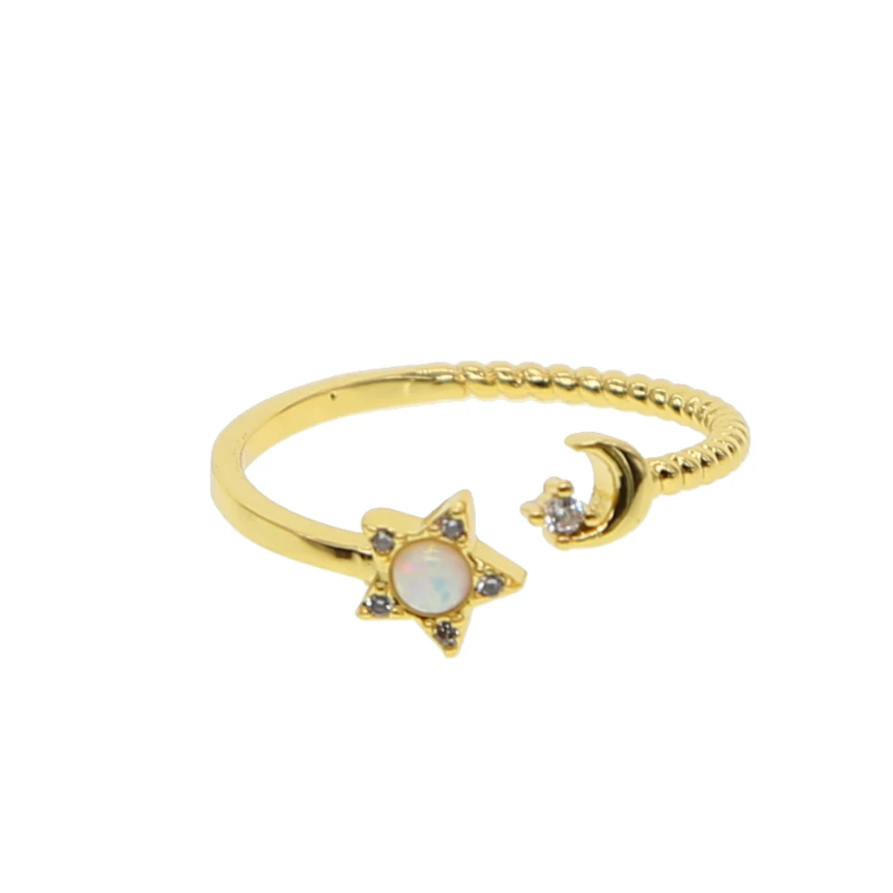 2018 New Fashion Midi Crescent Moon and Tiny Star Open Rings for Women opal Ring Jewelry Birthday Gifts
2018 New Fashion Midi Crescent Moon and Tiny Star Open Rings for Women opal Ring Jewelry Birthday Gifts