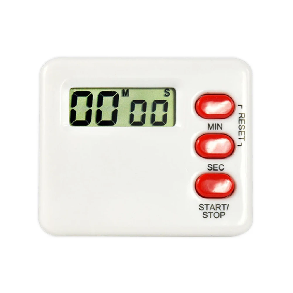 Fashion Simple LCD Digital Kitchen Timer Square Cooking Timer Count Up Countdown Alarm with Stand
Fashion Simple LCD Digital Kitchen Timer Square Cooking Timer Count Up Countdown Alarm with Stand