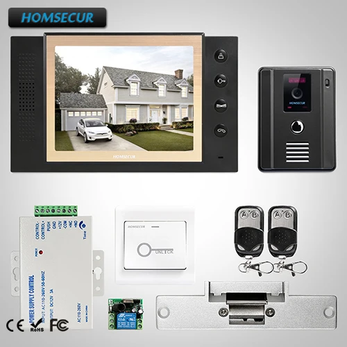 HOMSECUR 8" Wired Video Door Phone Intercom System+Black Camera for Apartment TC011-B + TM801-B
HOMSECUR 8" Wired Video Door Phone Intercom System+Black Camera for Apartment TC011-B + TM801-B