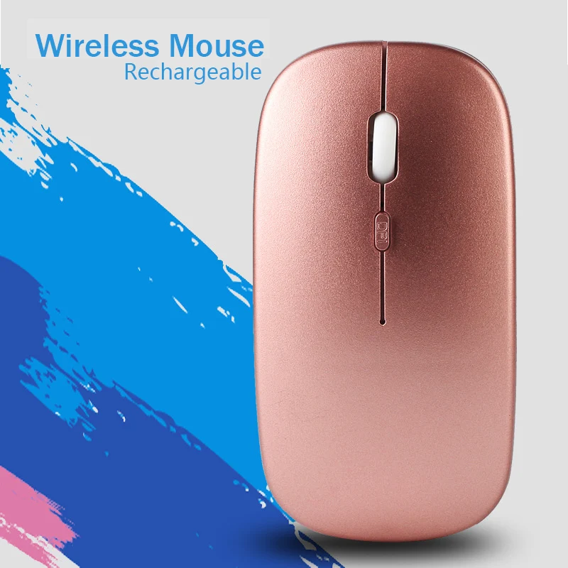 New Wireless Silent Ergonomic Gamer USB Mouse Rechargeable Optical Noiseless Mouse Wireless for Laptop PC Computer Ma'use
New Wireless Silent Ergonomic Gamer USB Mouse Rechargeable Optical Noiseless Mouse Wireless for Laptop PC Computer Ma'use