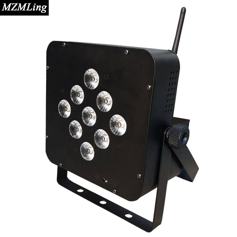 9x3w Par Light LED Wireless 3 In1 Battery Led Flat Par Light / Wireless & DMX512 Professional DJ /Bar /Party /Show /Stage Light
9x3w Par Light LED Wireless 3 In1 Battery Led Flat Par Light / Wireless & DMX512 Professional DJ /Bar /Party /Show /Stage Light