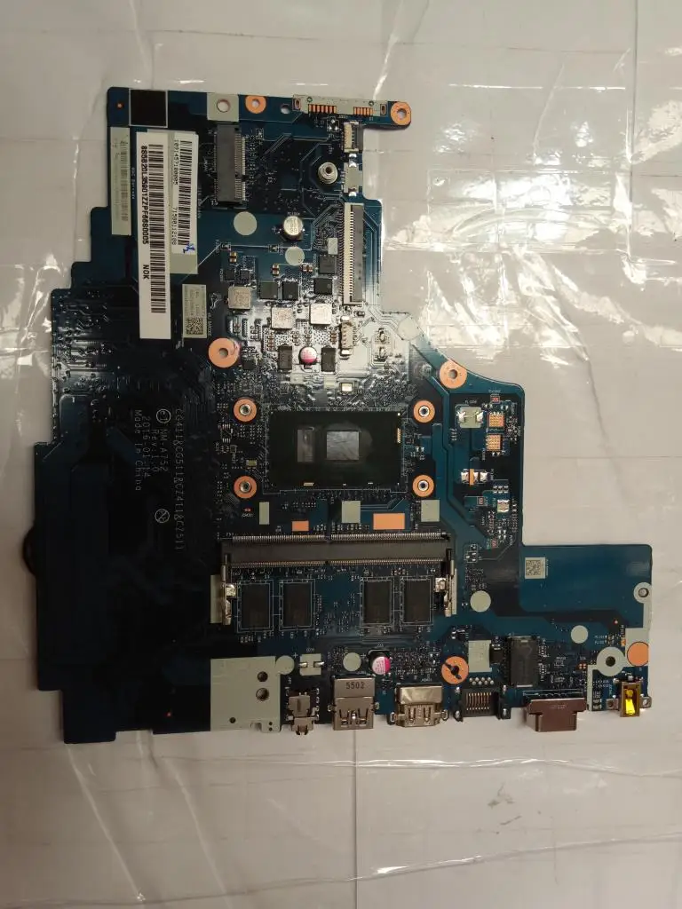 Applicable to 310-15ISK notebook motherboard I7-6500U DDR(4G) number NM-A752 FRU 5B20L35901 5B20L35847
Applicable to 310-15ISK notebook motherboard I7-6500U DDR(4G) number NM-A752 FRU 5B20L35901 5B20L35847