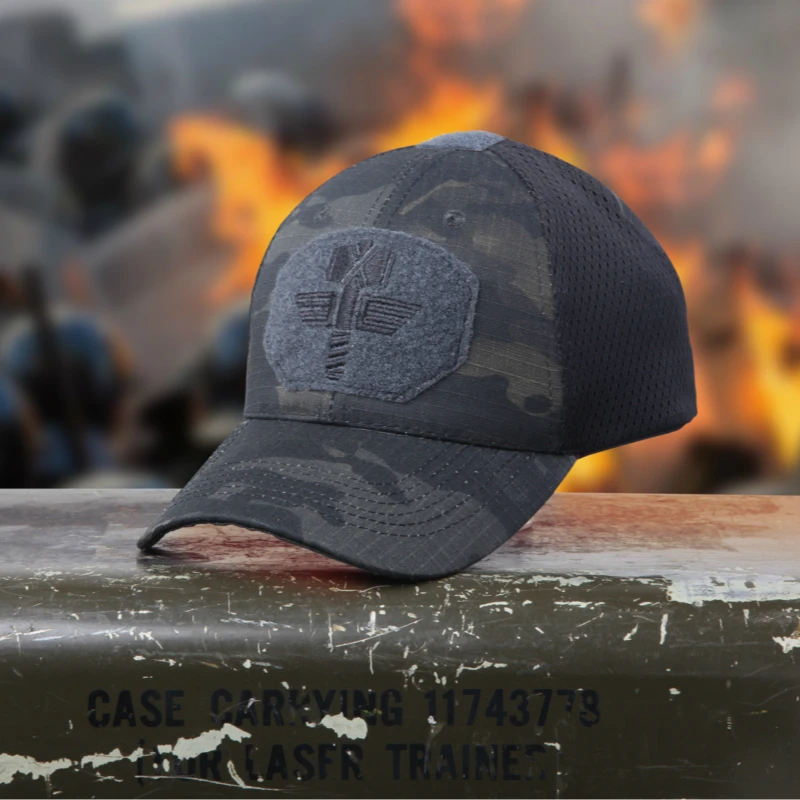 Camouflage Baseball Cap CS Tactical Mesh Hat Military Outdoor Hunting Leisure Sports Cap
Camouflage Baseball Cap CS Tactical Mesh Hat Military Outdoor Hunting Leisure Sports Cap
